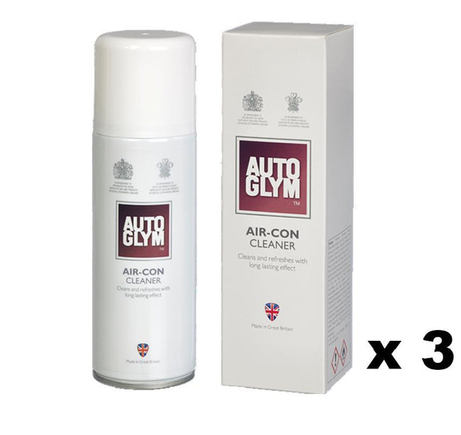 Autoglym Air Con Cleaner 98g Long Lasting Refresh x 3 Pack