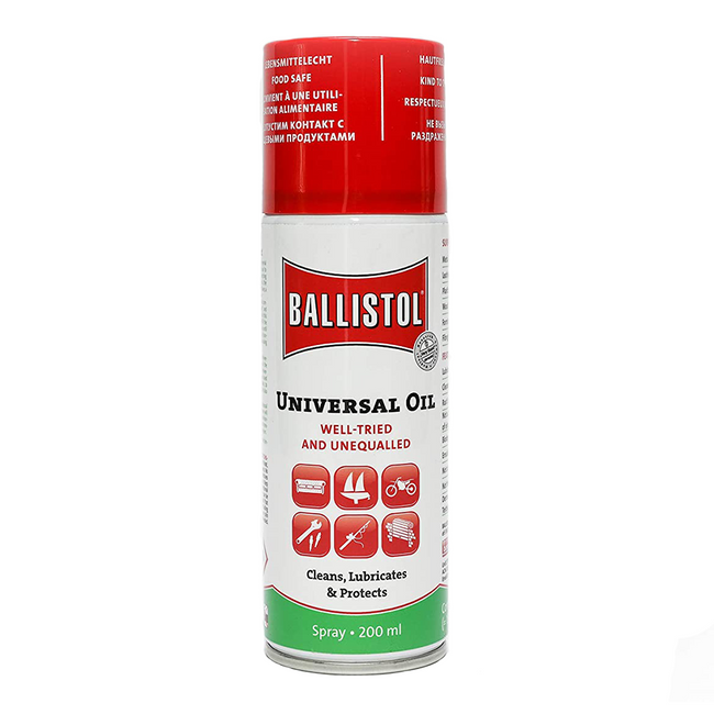 Bondall Ballistol Spray Lubricant Cleans Lubricates Protects 200ml Aerosol