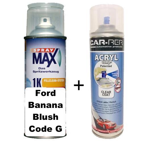 Auto Touch Up Paint Ford Banana Blush Code G Plus 1k Clear Coat