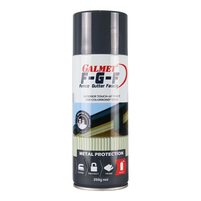 Galmet Colorbond® Touch-Up Paint FGF – Fence, Gutter, Fascia 350g Basalt®