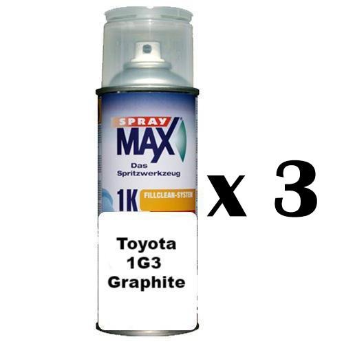 Auto Touch Up Paint for Toyota  1G3 Graphite Corolla Camry RAV-4 Yaris Kluger Prado x 3