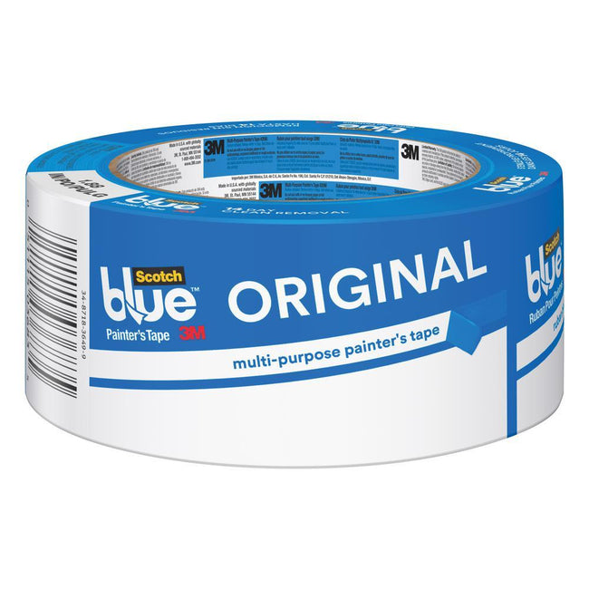 2 Rolls Blue Painters Tape Masking Tape Bulk, Blue Tape for