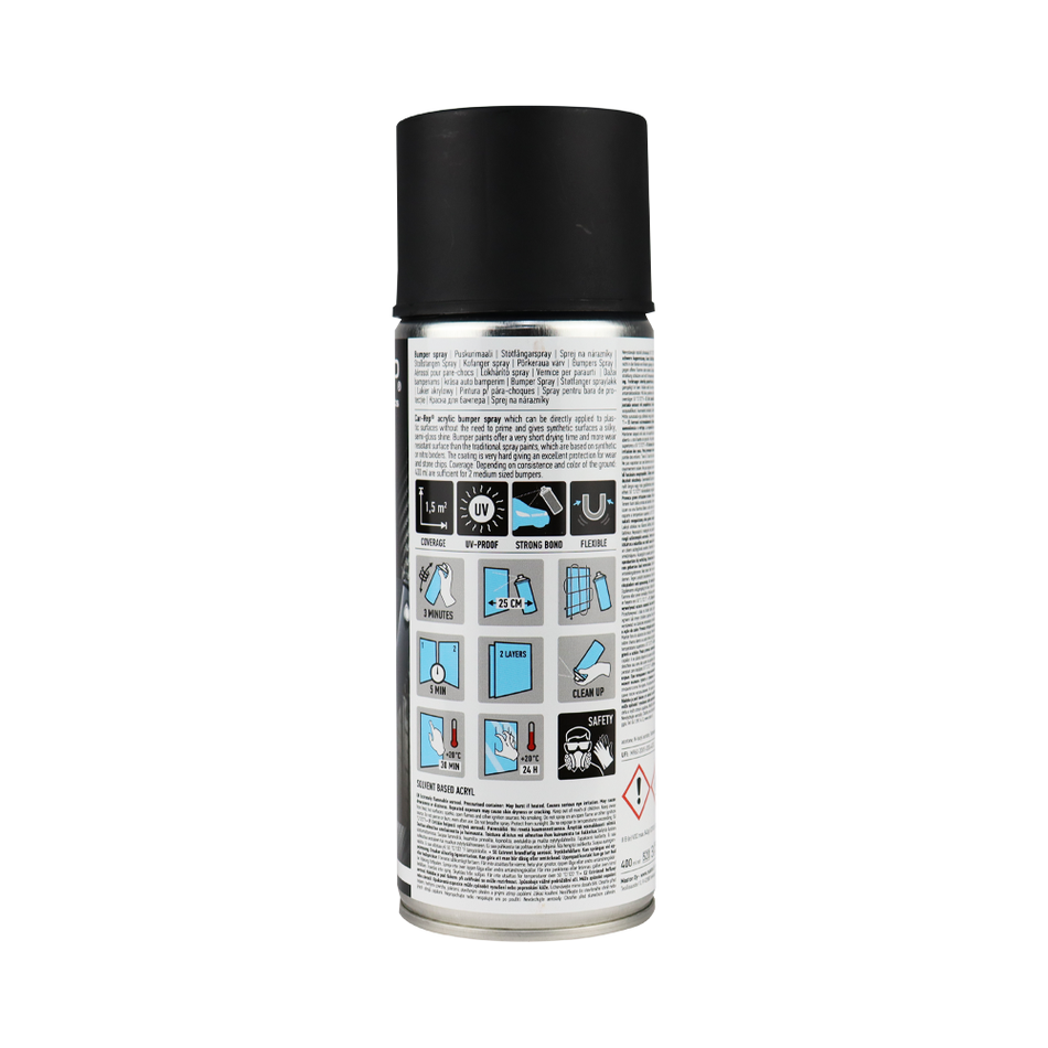 CAR-REP Automotive Primerless Bumper Spray 400ml Black