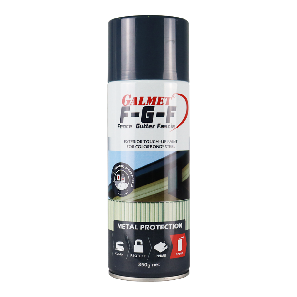 GALMET Fence Gutter Fascia FGF Colorbond 350g Spray Paint Aerosol Deep Ocean