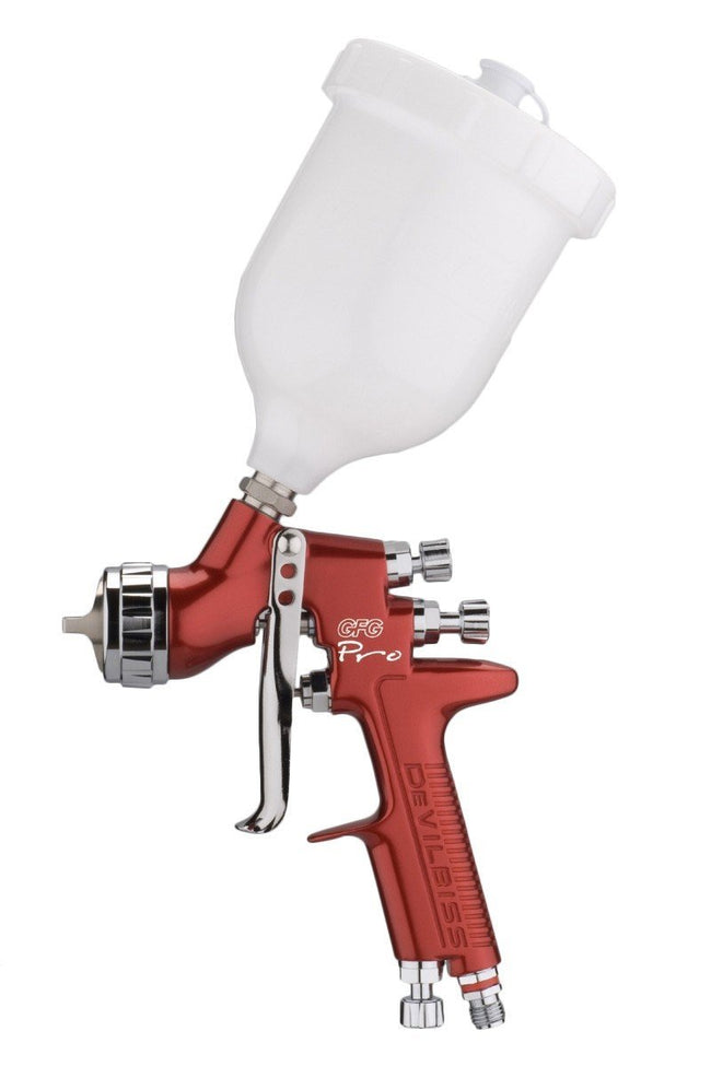 Devilbiss GFG Pro Conventional Gravity Spray Paint Gun C1 Cap 1.6mm Tip
