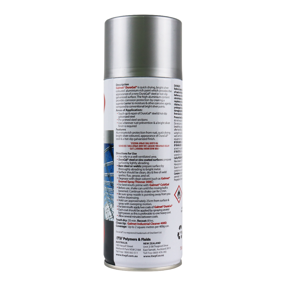 Galmet DuraGal® Spraypaint 350g Bright Silver