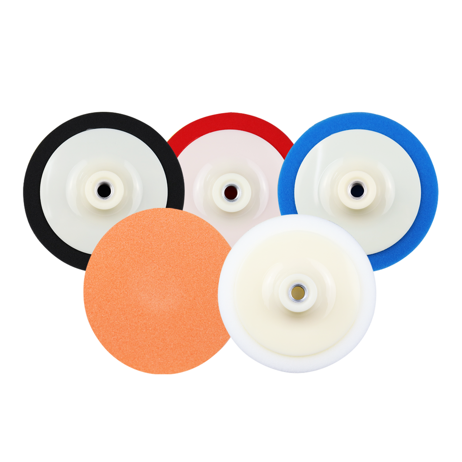 Eclipse 6" 150mm Coarse - Ultrafine Buffing Set M14 x 5 Pack