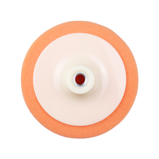 ECLIPSE 150mm Orange Foam Buffing Compounding Pad M14 6 inch with Plate
