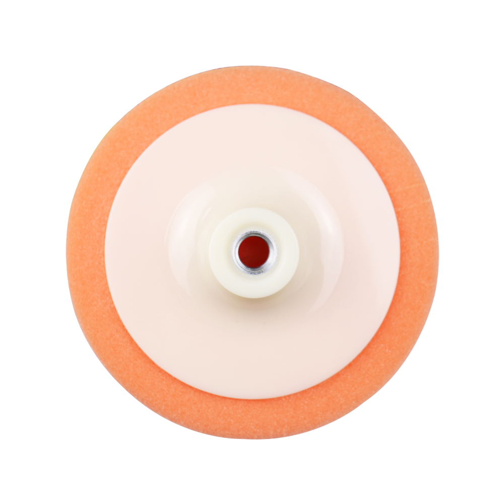ECLIPSE 150mm Orange Foam Buffing Compounding Pad M14 6 inch with Plate