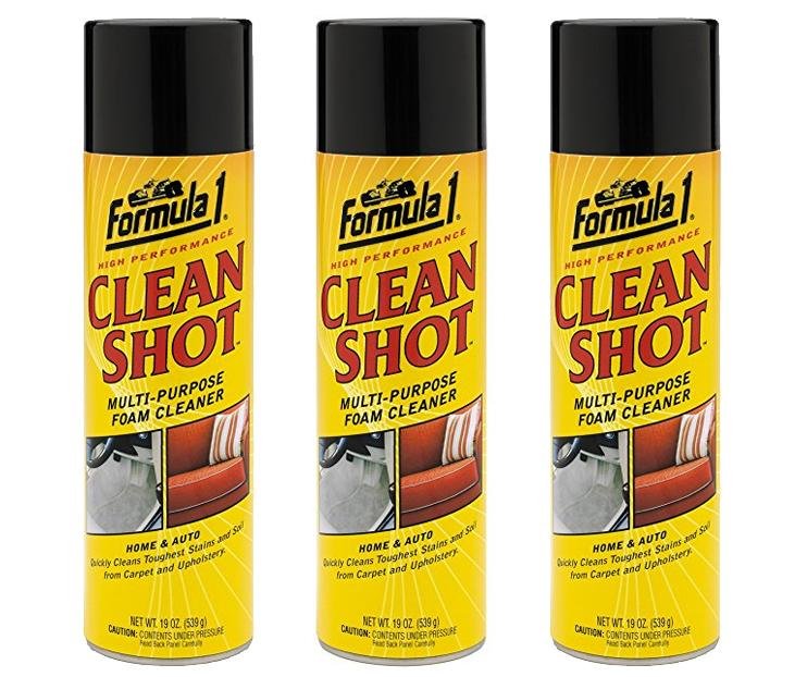 Formula 1 Clean Shot Multipurpose Foam Spray Cleaner Home & Auto 539g x 3