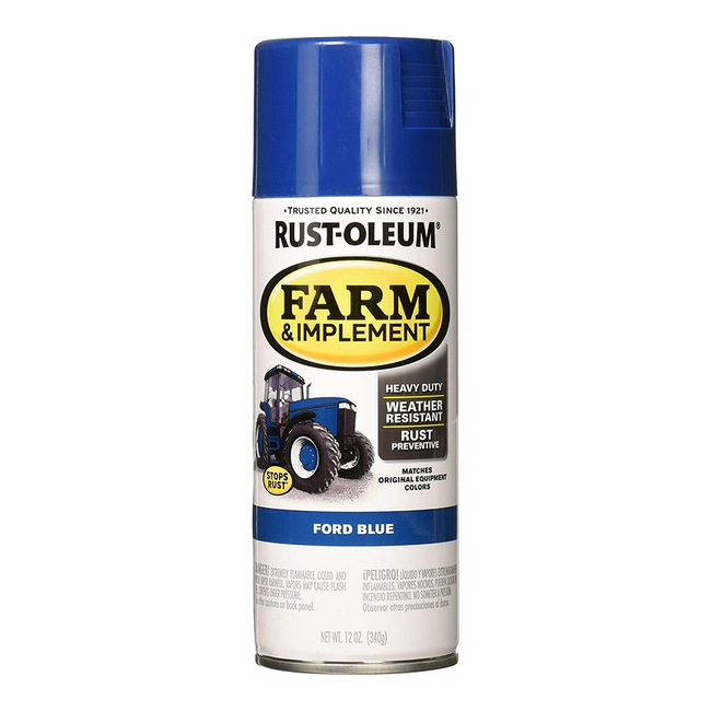 RUST-OLEUM Farm Equipment Spray Paint Ford Blue 340g