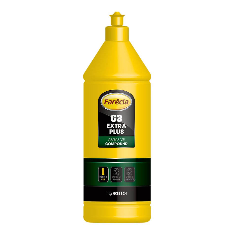 FARECLA G3 Extra PLUS Abrasive Cutting Compound 1L Swirl Remover G3E124