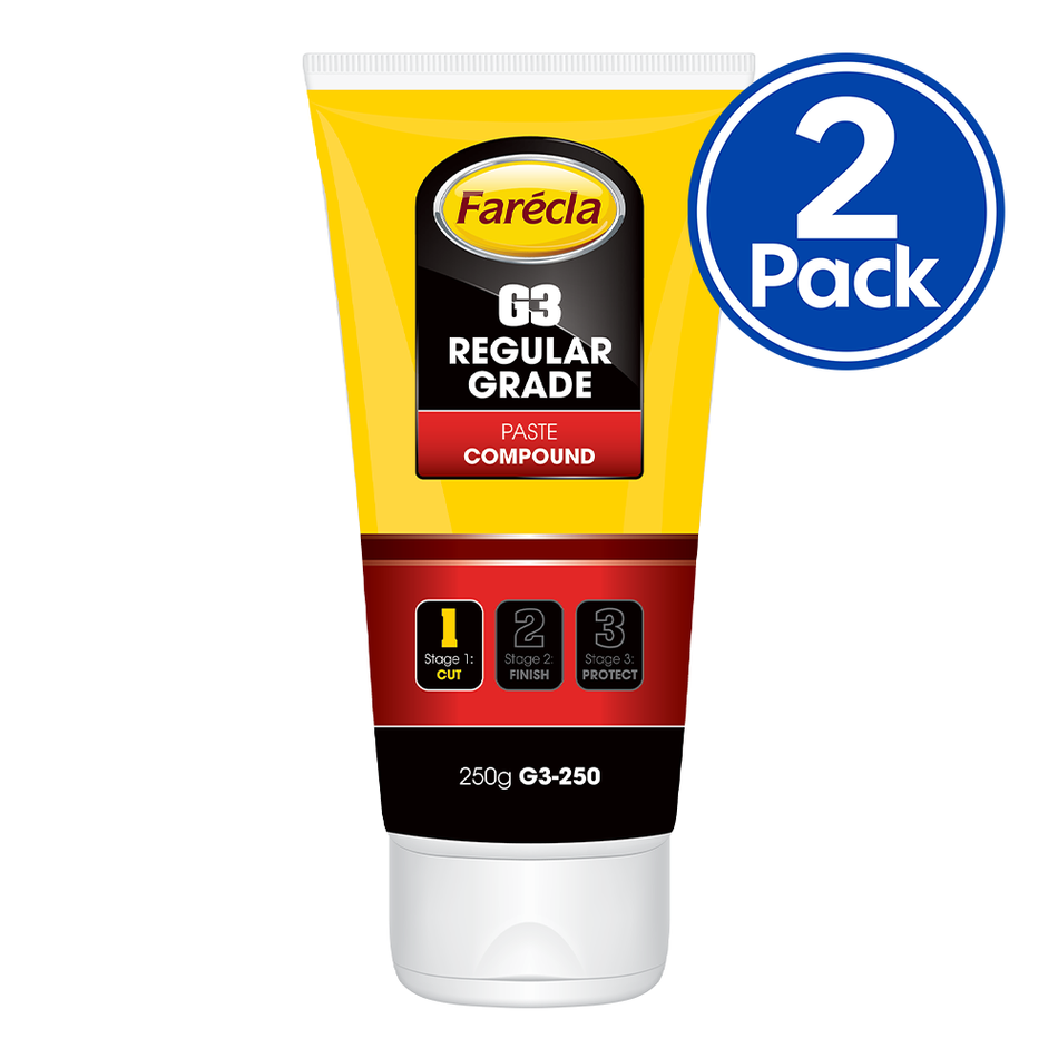 FARECLA G3 Regular Grade Cutting Compound 250g Car Buffing Paste x 2 Pack