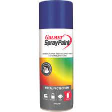 Galmet Ocean Blue 350g SprayPaint – fast-dry, High Gloss Enamel