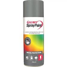Galmet Pewter Grey 350g SprayPaint – fast-dry, High Gloss Enamel