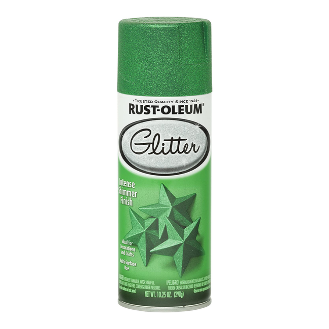 RUST-OLEUM Specialty Glitter Metallic Spray Paint 290g Green