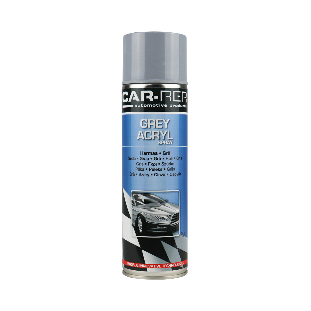 CAR-REP Professional Automotive Acrylic Aerosol 500ml Grey