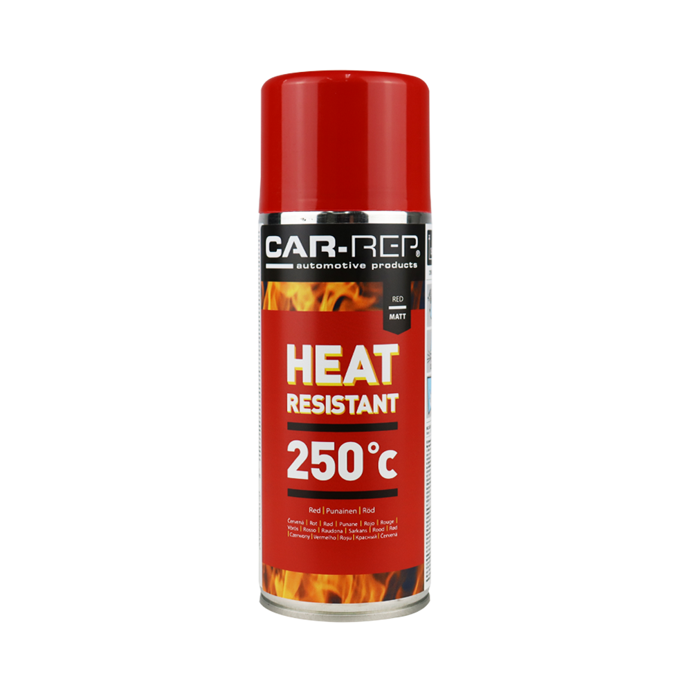 CAR-REP Automotive Heat Resistant Paint 400ml Matt Red