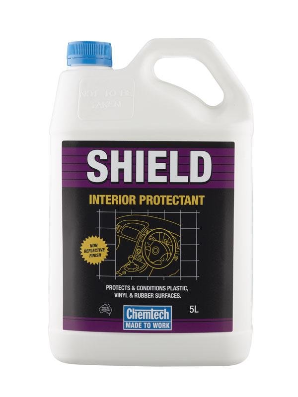Chemtech Shield Interior Protectant 5lt Spray Bottle Plastic Vinyl Rubber