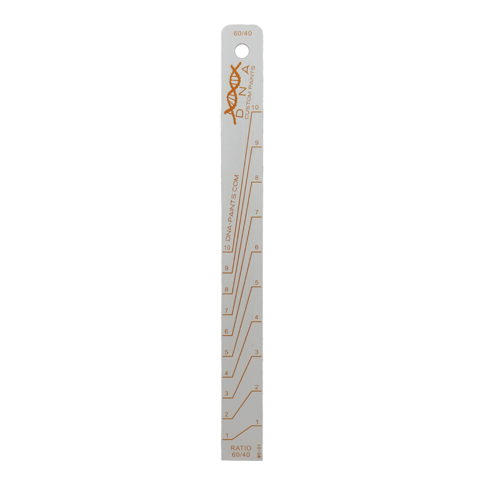 DNA PAINTS Aluminium Mixing Stick Orange 5:1:1 & 60/40% (1.5:1) Ratio 250mm