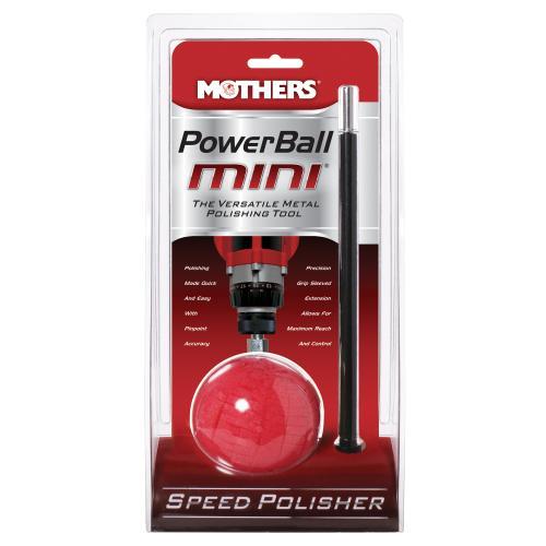Mothers PowerBall Mini Polishing Tool w/ 10 extension 05141 Made in USA Drill