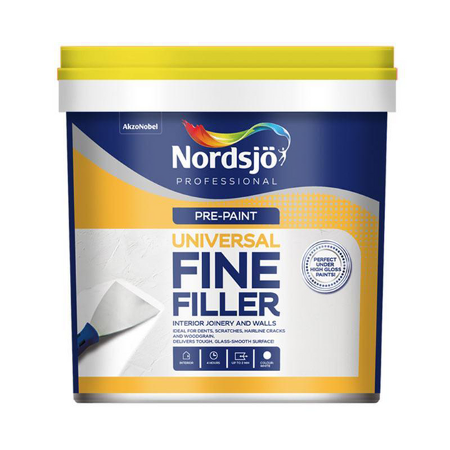 Nordsjo Professional Universal Fine Filler 1L Tub