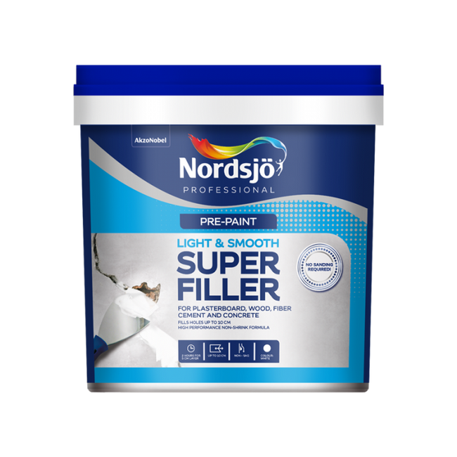 Nordsjo Professional Super Filler Light & Smooth 300mL Tub