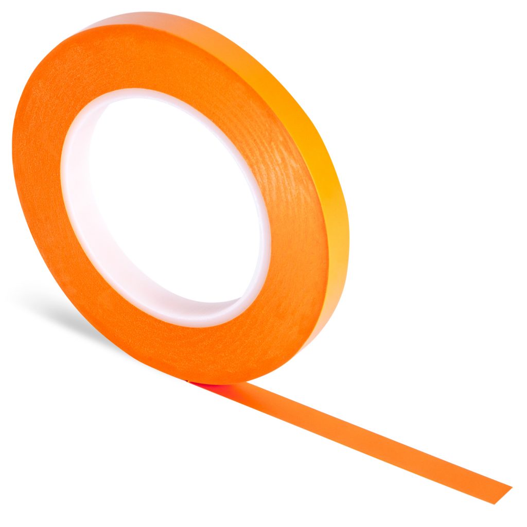 JTape Orange Fine Line Tape 1.5mm x 55m Curves & Straight Lines