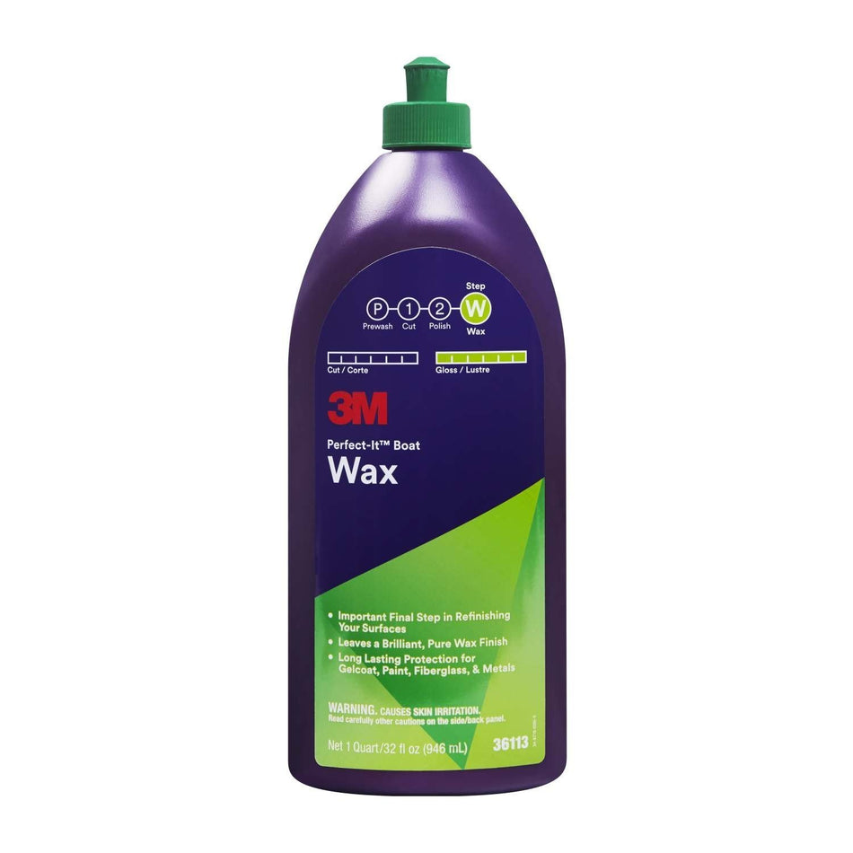 3M 36113 Perfect-It Boat Wax 946mL Marine Wax