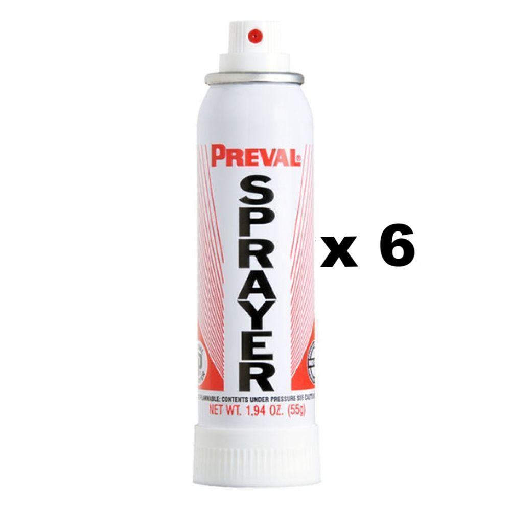 Preval Replacement Compressor Power Unit Paint Spray Gun 55g x 6