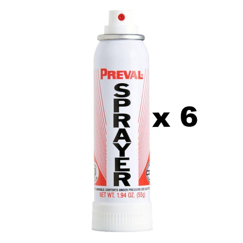 Preval Replacement Compressor Power Unit Paint Spray Gun 55g x 6