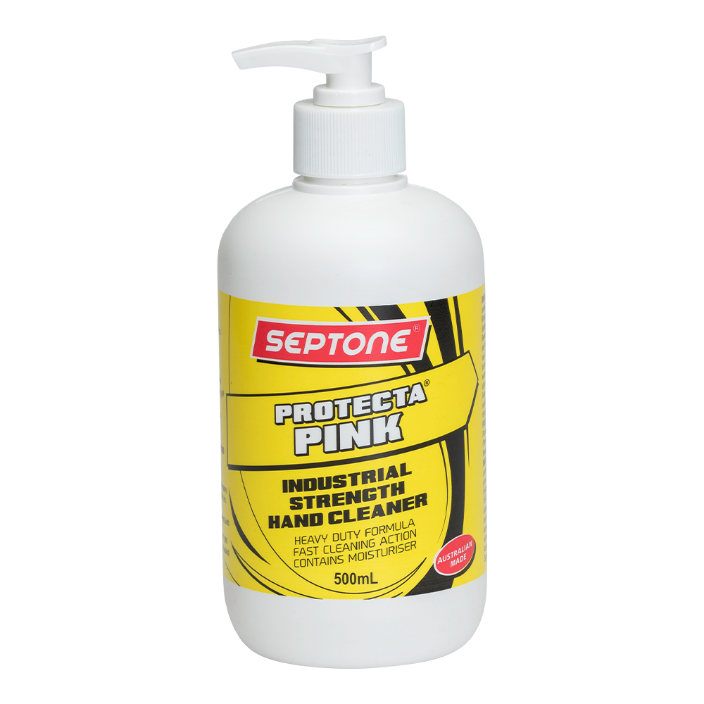 SEPTONE Protecta Pink Heavy Duty Industrial Hand Cleaner 500ml Pump Bottle