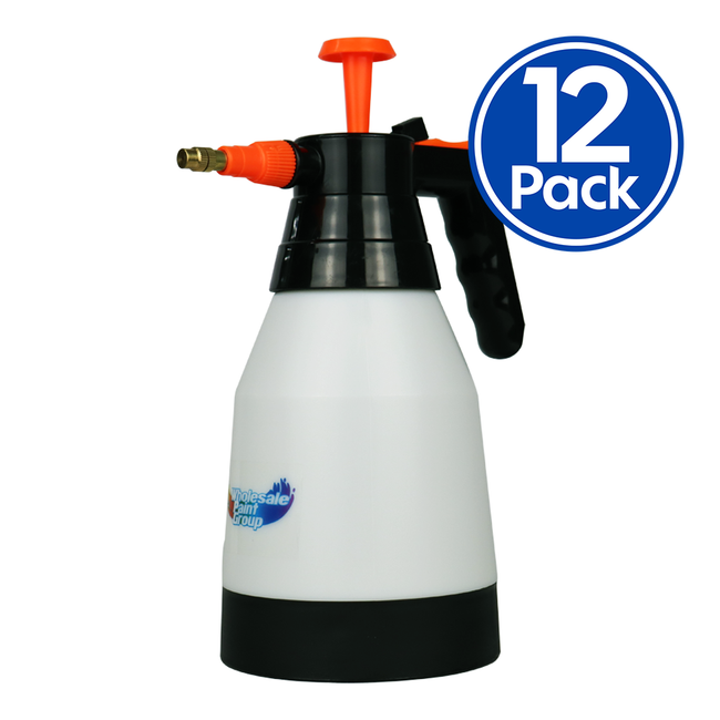WPG Pressure Pump Sprayer Bottle 1L x 12 Pack Cleaning Degreasing