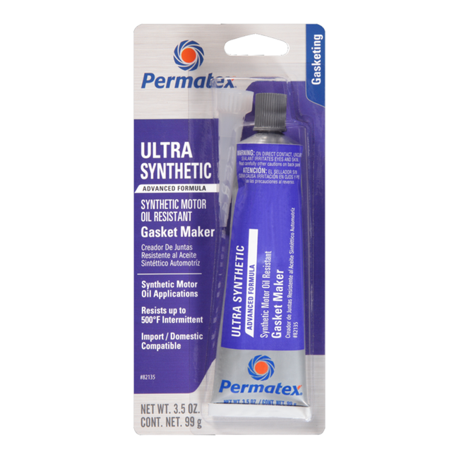 Permatex Ultra Synthetic Gasket Maker 99g Motor Oil Resistant