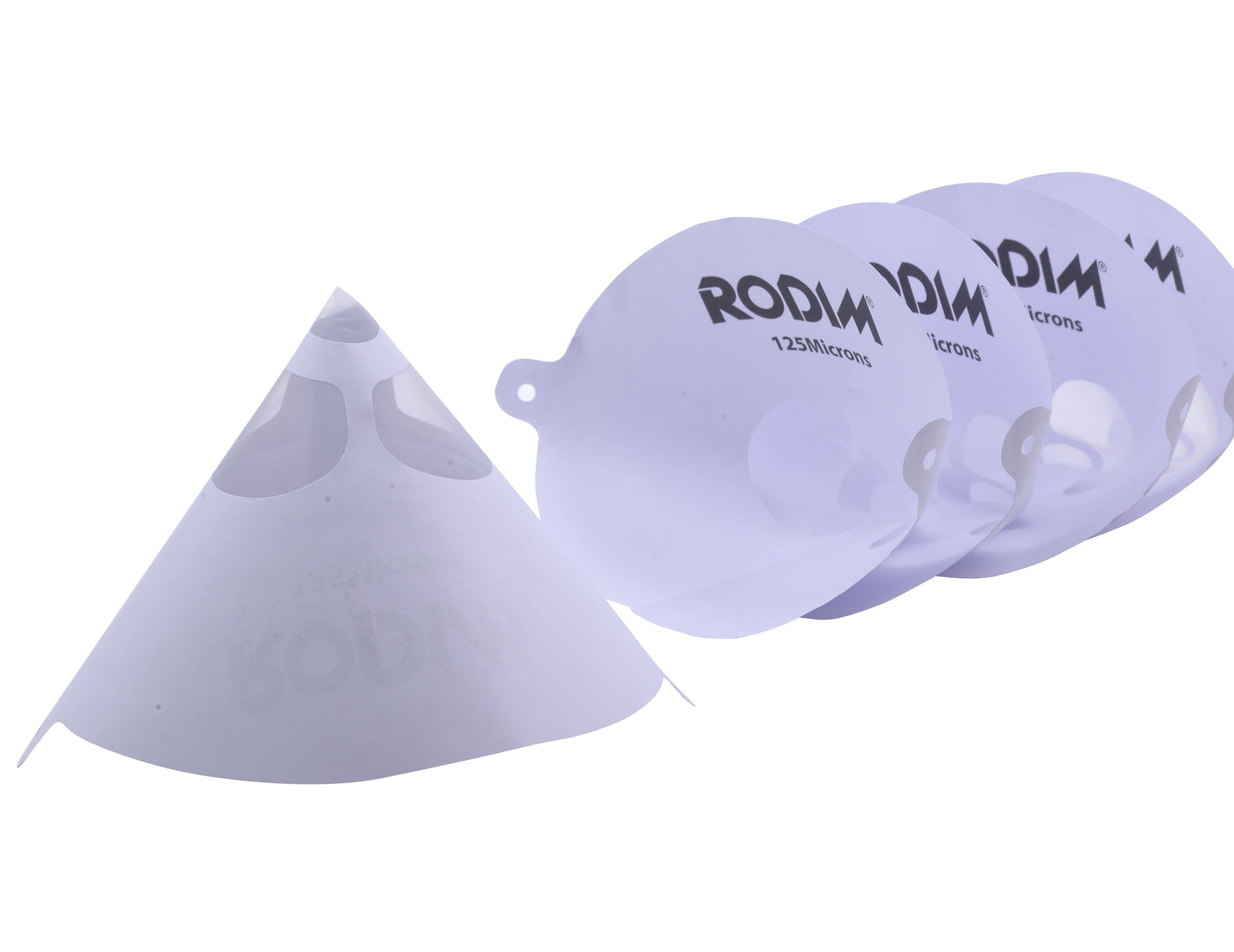 Rodim 250 Pack Paper Paint Strainers 125 Micron Ultra Fine