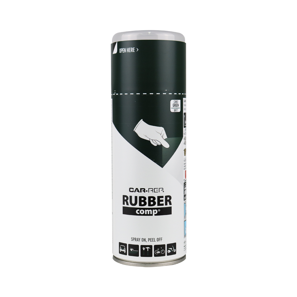 CAR-REP Rubber Comp Removable Plasti Dip Paint 400ml Matte Camo Green