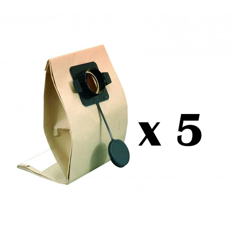 Rupes Paper Dust Bags SV10-E Portable Extraction Unit Vacuum Cleaner x 5
