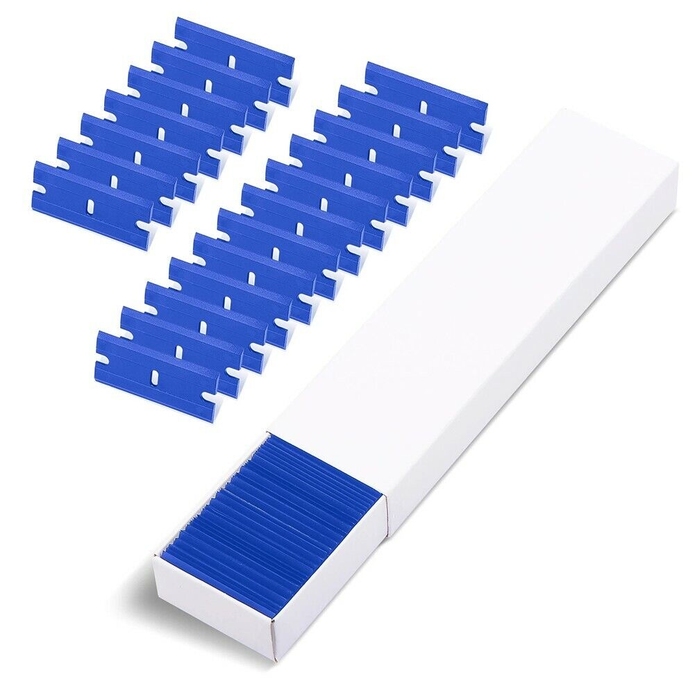 Paint Razorblade GPI Plastic Razor Blades to suit Paint Scraper x 100 Pack Miracle Blad ...