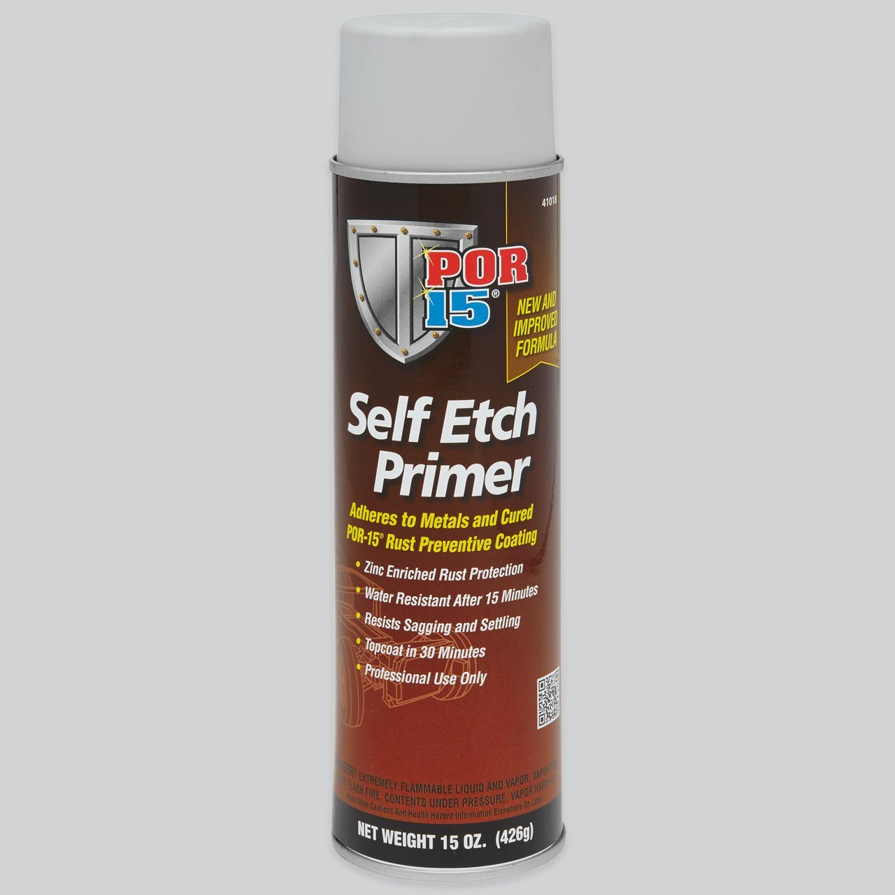 POR15 Self Etch Primer 425g Stainless Brass Spray Paint Automotive Restoration