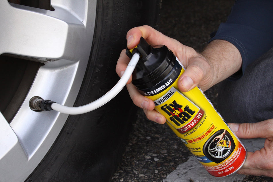 Fix-A-Flat Aerosol Tire Inflator Eco-friendly Formula Extra Large XL Tire 680g