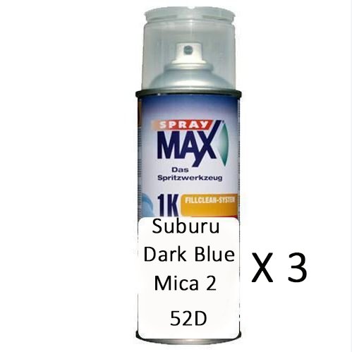 Touch Up Spray Suburu Dark Blue Mica 2 / 52D x 3