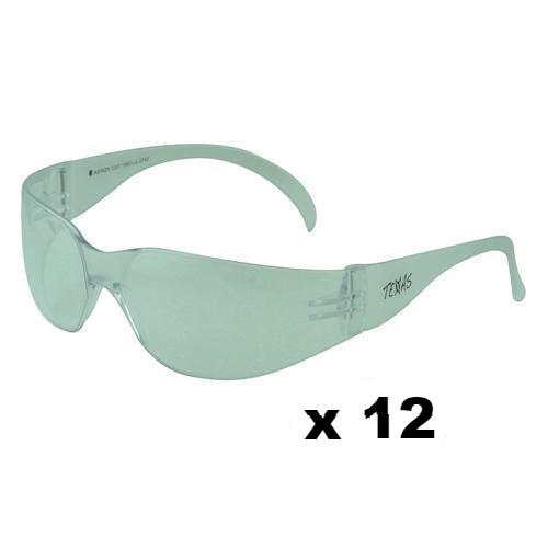 Maxisafe Texas Safety Glasses AS/NZS1337 Anti Scratch Fog Coating Clear x 12