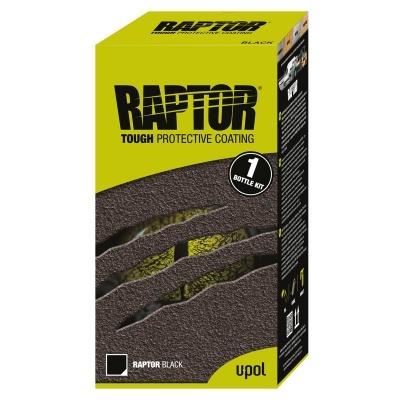 U-POL Raptor Black Protective Coating UV Resistant Tub/Bed Liner Kit 1 Bottle