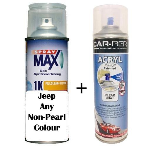 Auto Touch Up Paint Jeep Any Non Pearl Colour Plus 1k Clear Coat