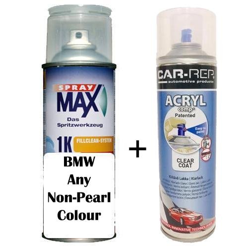 Auto Touch Up Paint BMW Any Non Pearl Colour Plus 1k Clear Coat
