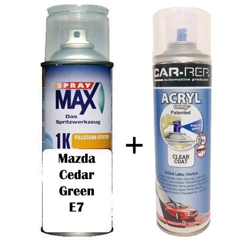 Auto Touch Up Paint Mazda Cedar Green E7 Plus 1k Clear Coat