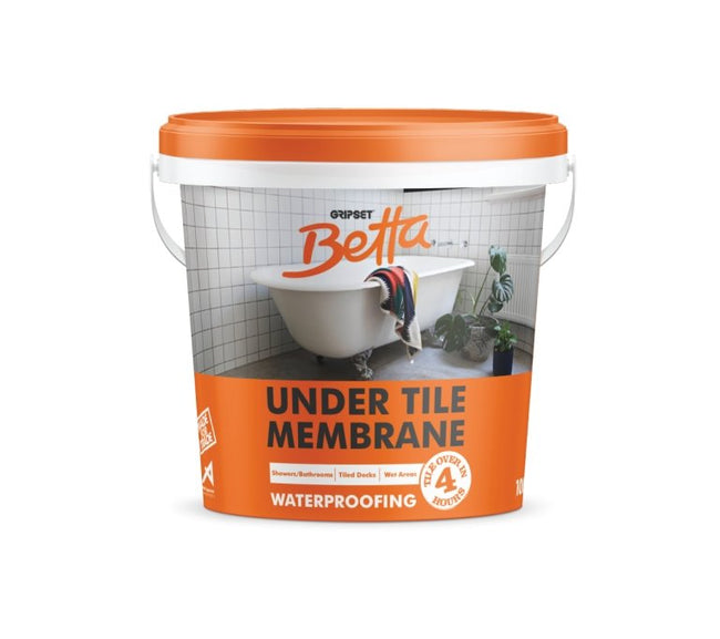 Gripset Betta Undertile membrane 1lt showers bathrooms tiled decks wet areas