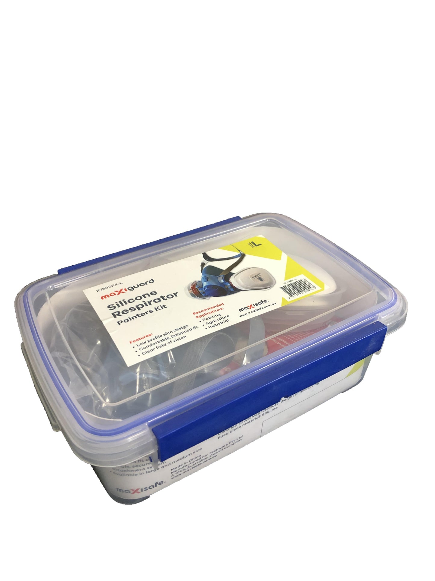 Maxisafe Painters Silicone Respirator Kit Large