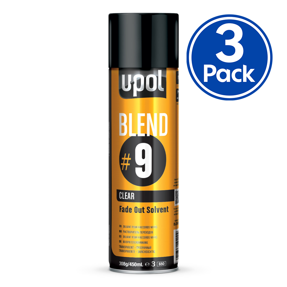 U-POL Blend #9 Premium Fade Out Solvent 450ml x 3 Pack