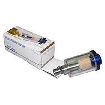 Disposable Inline Oil/Water Separator for Air Hoses connect to Spray Gun